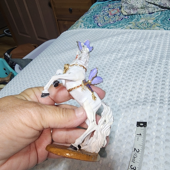 HAMILTON COLLECTION EUC RINGLING BROS. MINATURE METAL PROFORMING HORSE FIGURINE - Picture 4 of 8